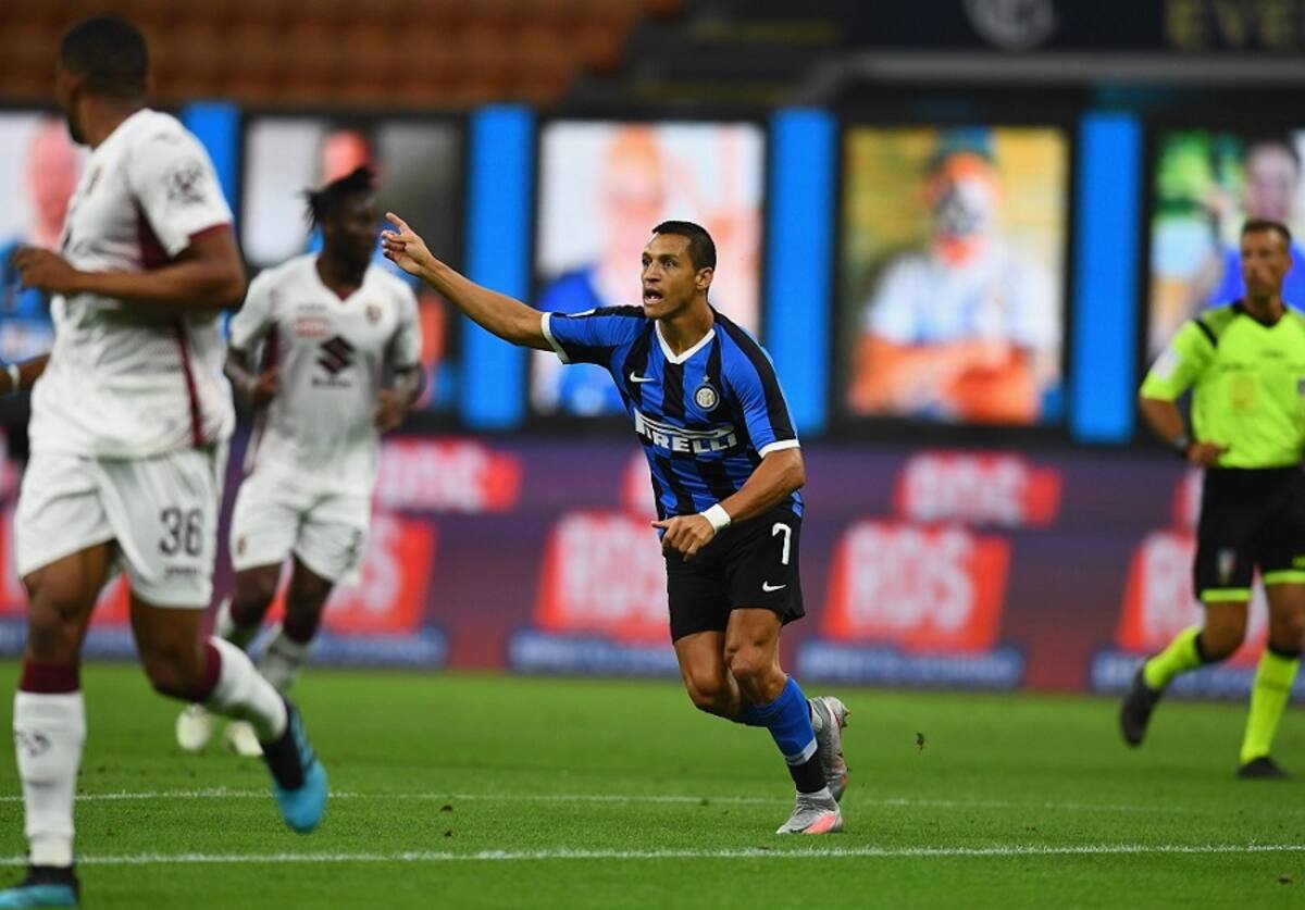 Alexis Sánchez en el Inter
