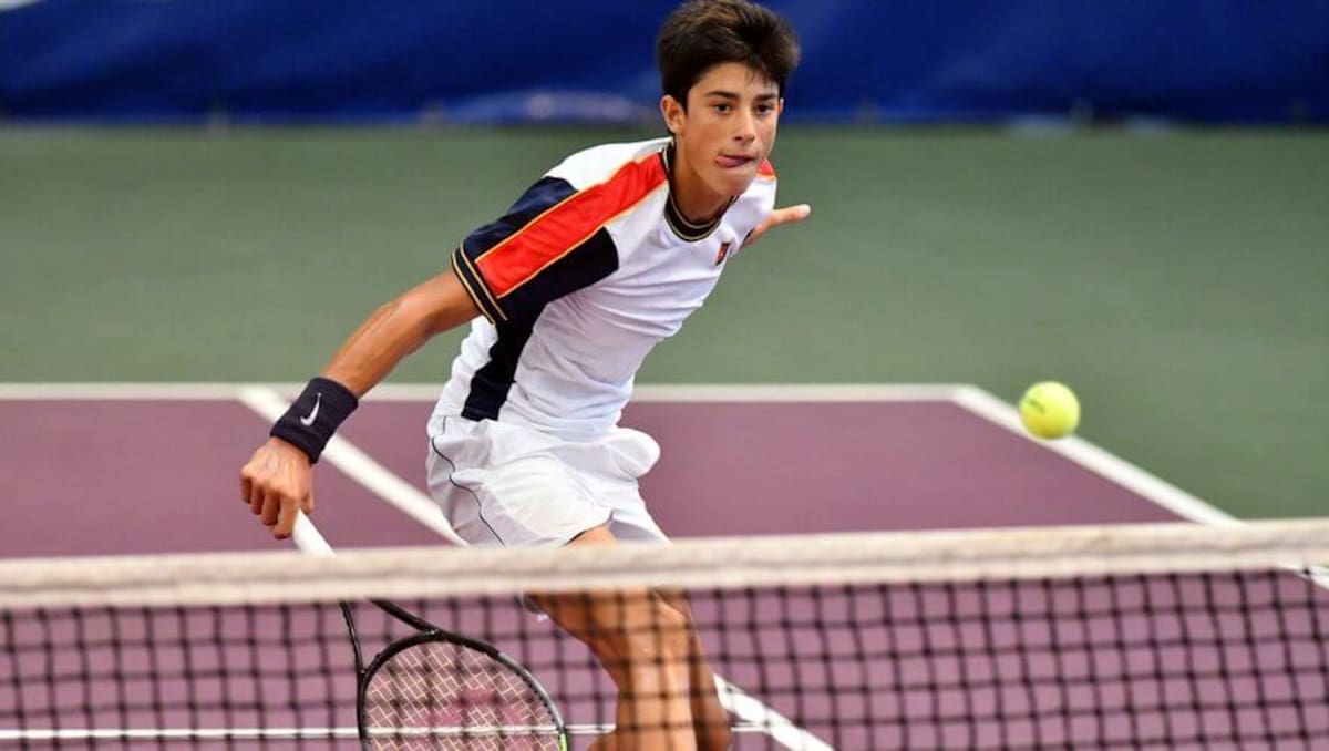 Con 17 años, ya da que hablar en el circuito ATP.