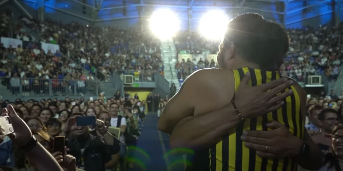 Felipe Avello y Juan Pablo Queraltó se reencontraron tras 12 años sin verse.