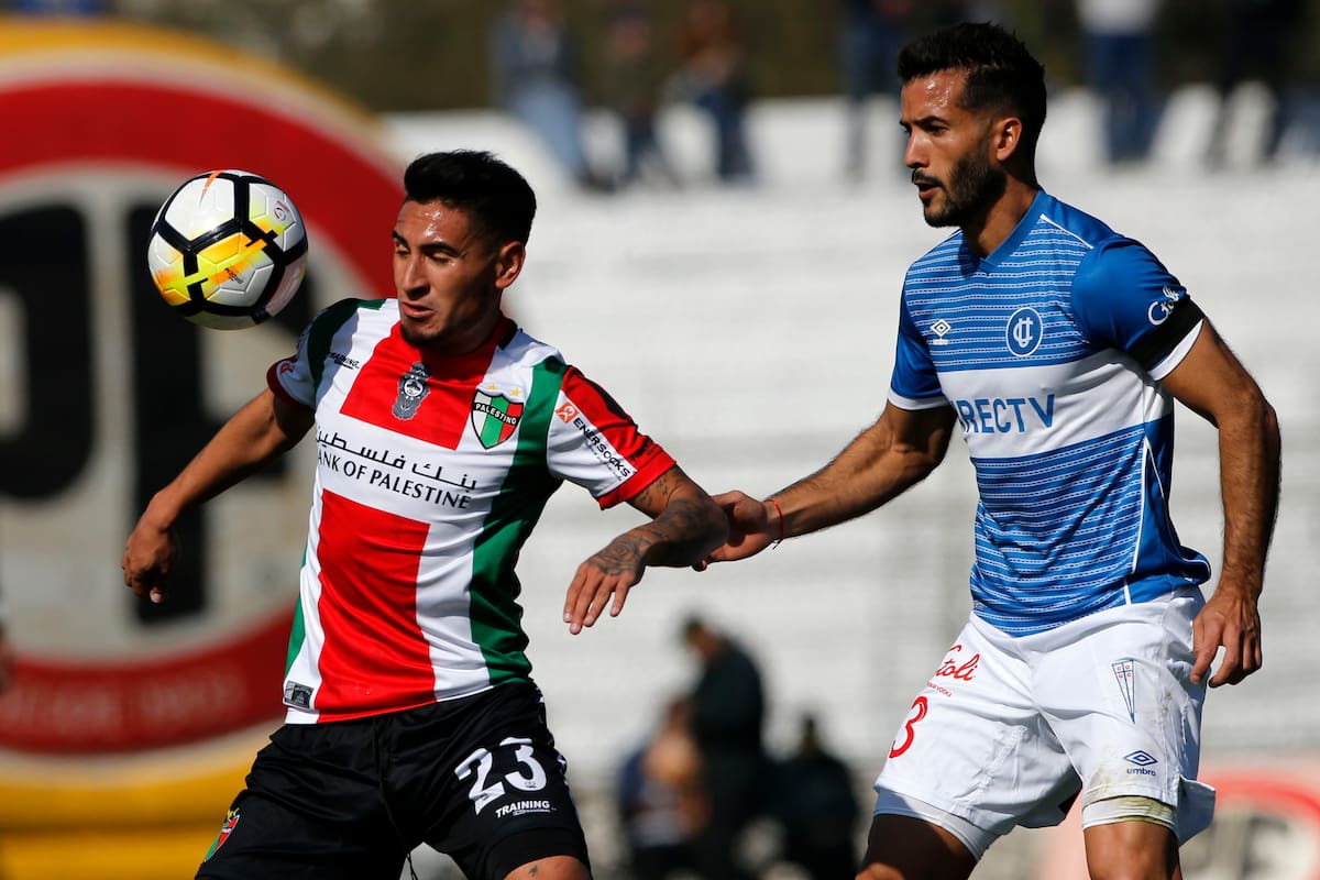 El delantero en su paso por Palestino. Foto: Agencia Aton.