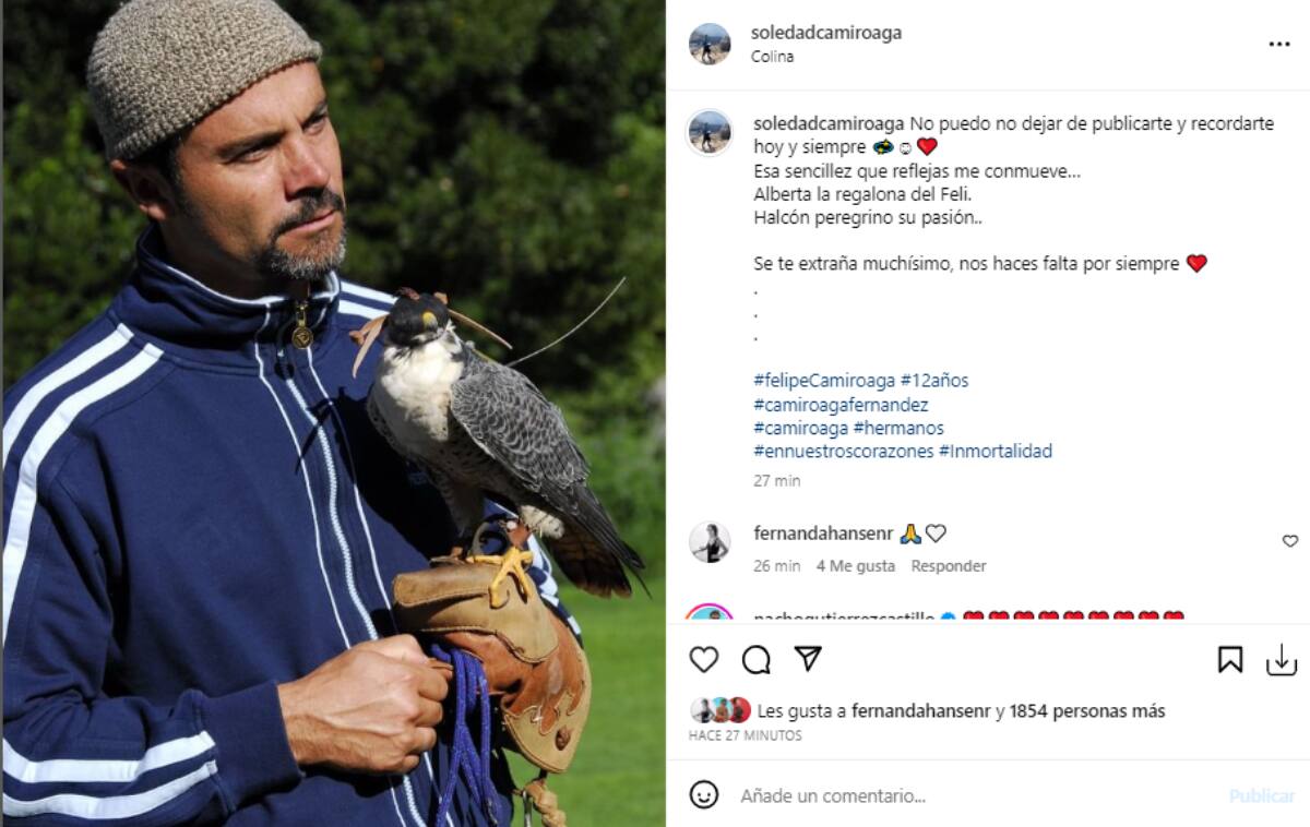 Soledad Camiroaga recuerda a su hermano, Felipe Camiroaga