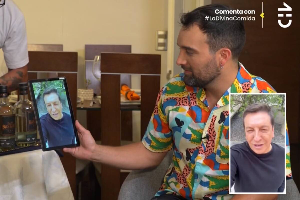 Felipe Cárdenas y Julio César Rodríguez en "La Divina Comida".