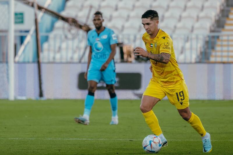 Felipe Gutiérrez es inamovible en el Al Wasl. Crédito: @AlWaslSC.