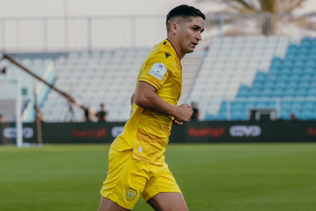 Felipe Gutiérrez es una buena figura del Al Wasl. Crédito: @AlWaslSC.