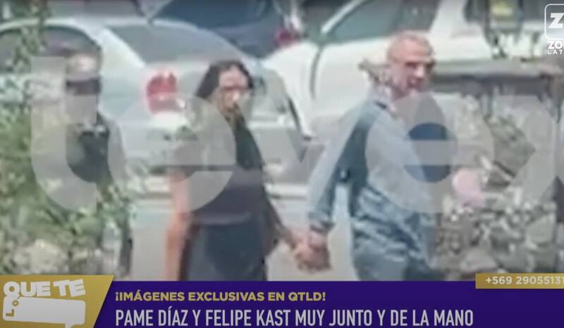La pareja fue captada en Villarrica.