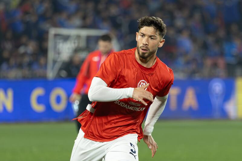 ante Universidad de Chile por Copa Sudamericana. Foto: Felipe Escobedo.