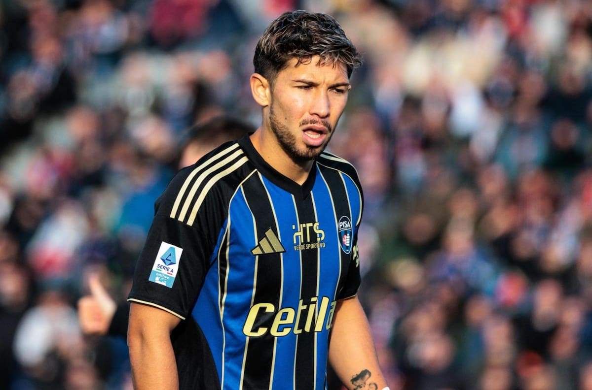 Felipe Loyola con un pie en el descenso: Pisa fue goleado 5-0 y sepulta sus chances de seguir en la Serie A