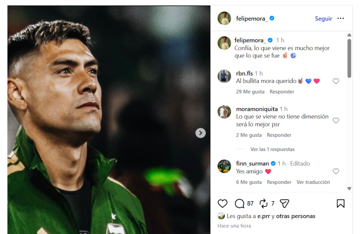 El mensaje del atacante chileno.