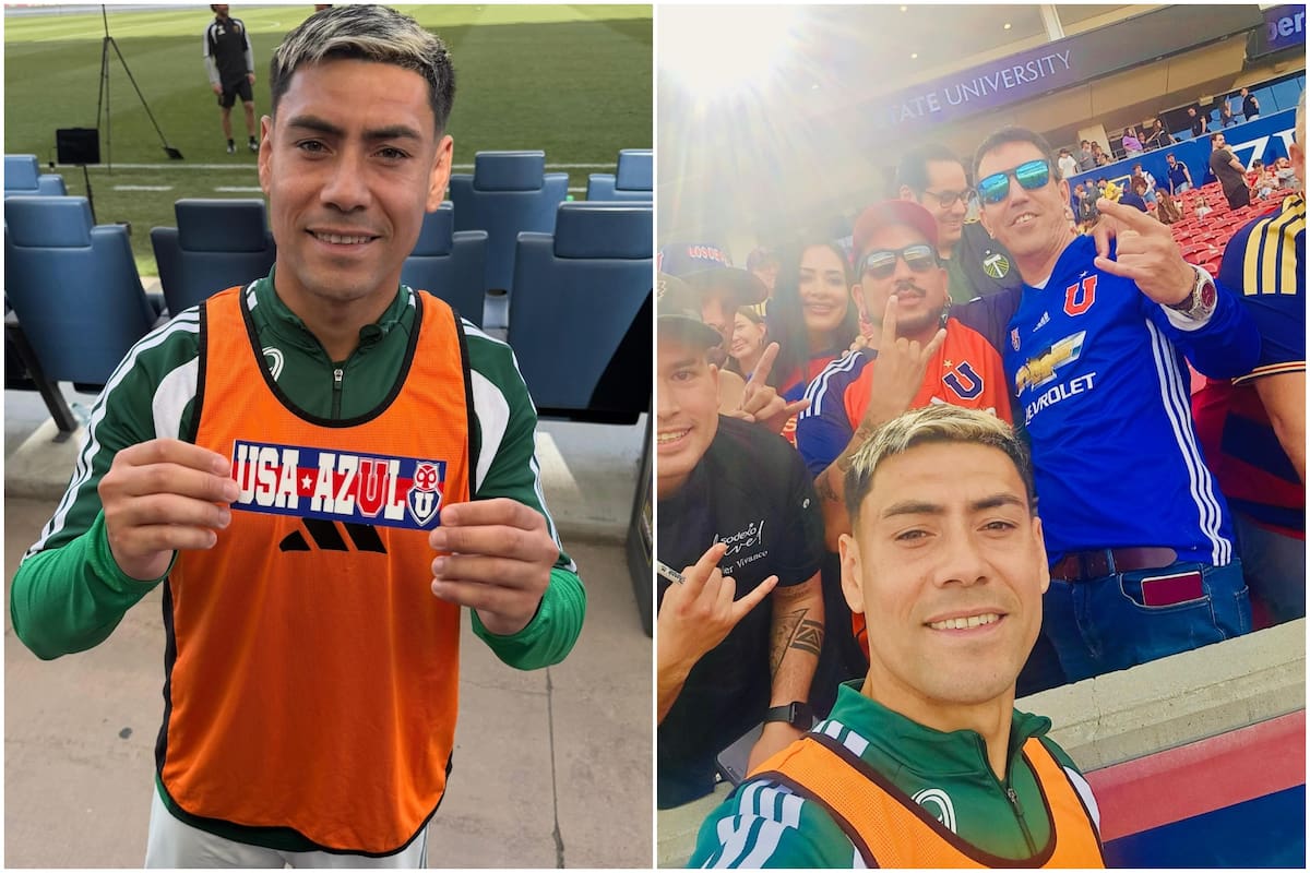 El delantero con hinchas de la U en la Estados Unidos