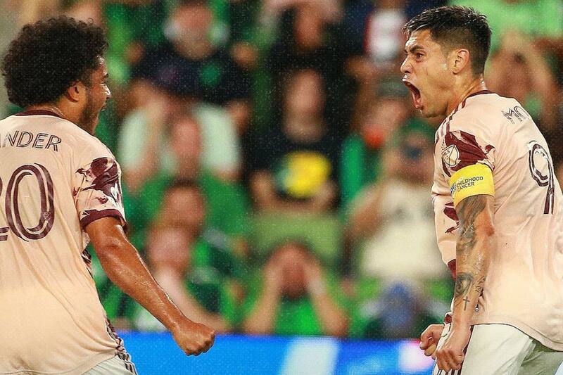 El delantero chileno fue capitán de Portland Timbers en la victoria sobre Austin FC.