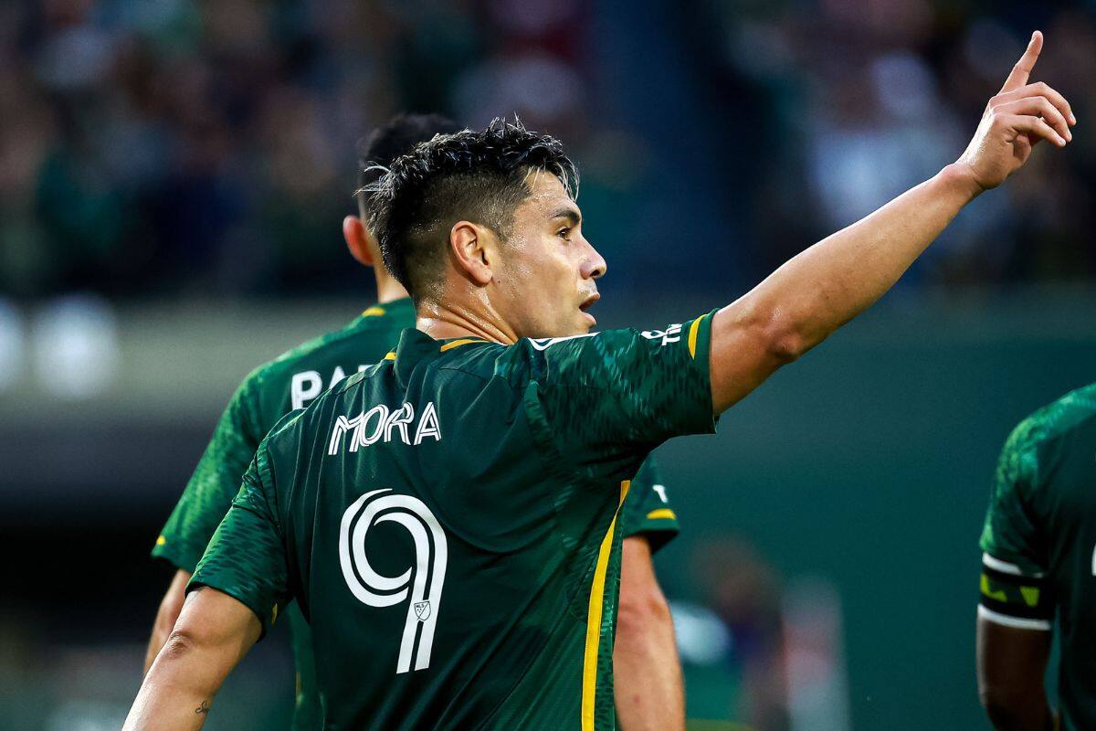 marcó en la igualdad entre su equipo, Portland Timbers, y Houston Dynamo. Foto: Portland Timbers.