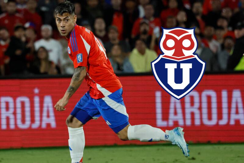 fue a alentar a la U en la final de Copa Chile.