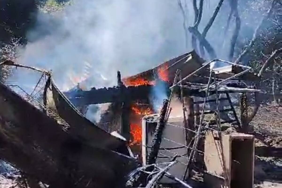 Hombre provocó incendio para quemar a su pareja.