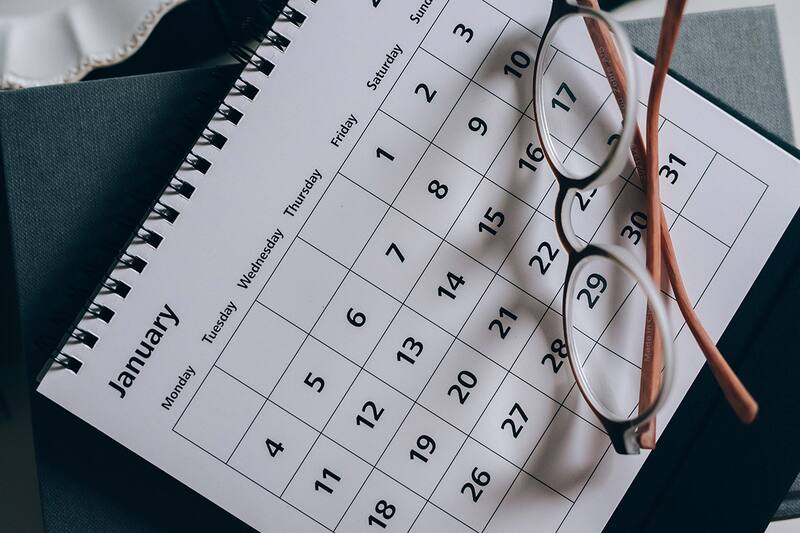 Revisa la fecha de los próximos días libres de este año.