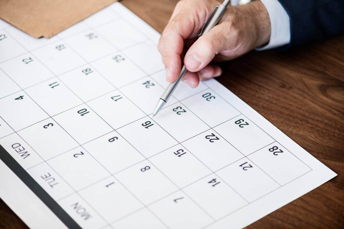 ¿Cuáles serán los dos días de "descanso"?