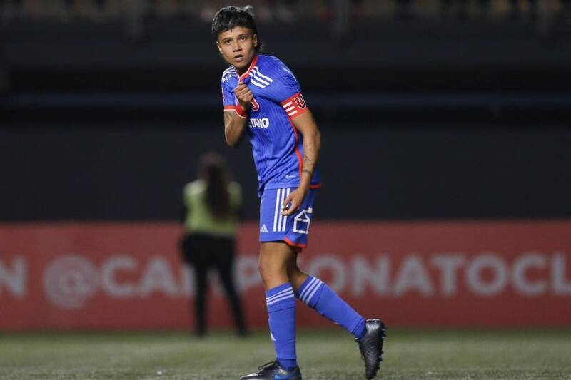 Fernanda Pinilla: 144 partidos, 48 goles y dos títulos con Universidad de Chile. Foto: Javiera Mera/Prensa Universidad de Chile.