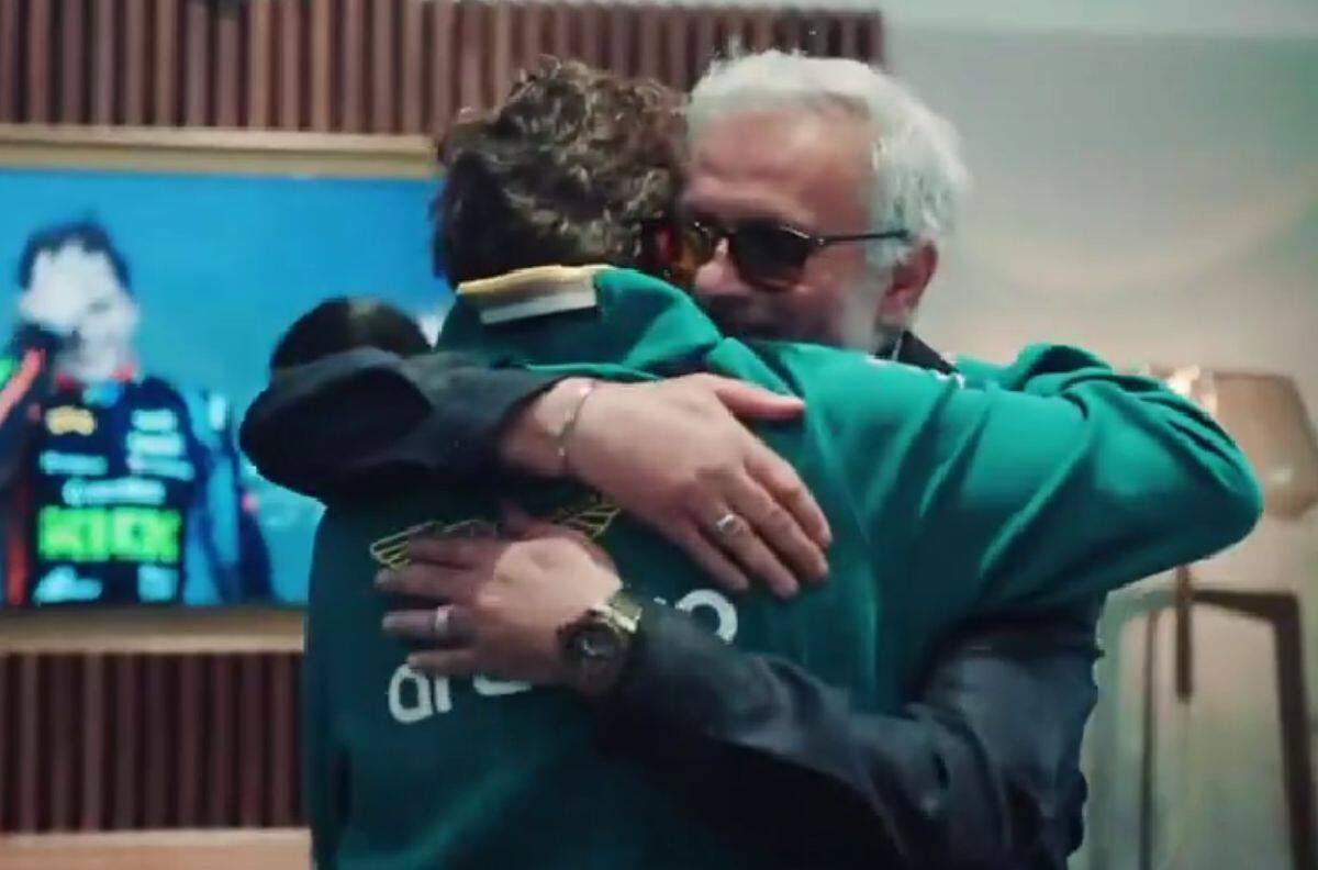 VIDEO | Fernando Alonso y José Mourinho se encontraron previo al Gran Premio de Arabia Saudita