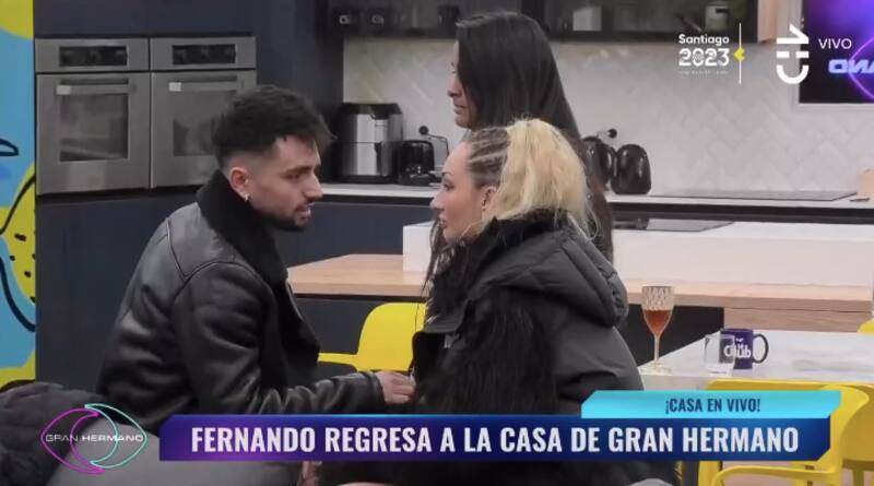 Fernando Altamirano con Francisca Maira. Foto: CHV.