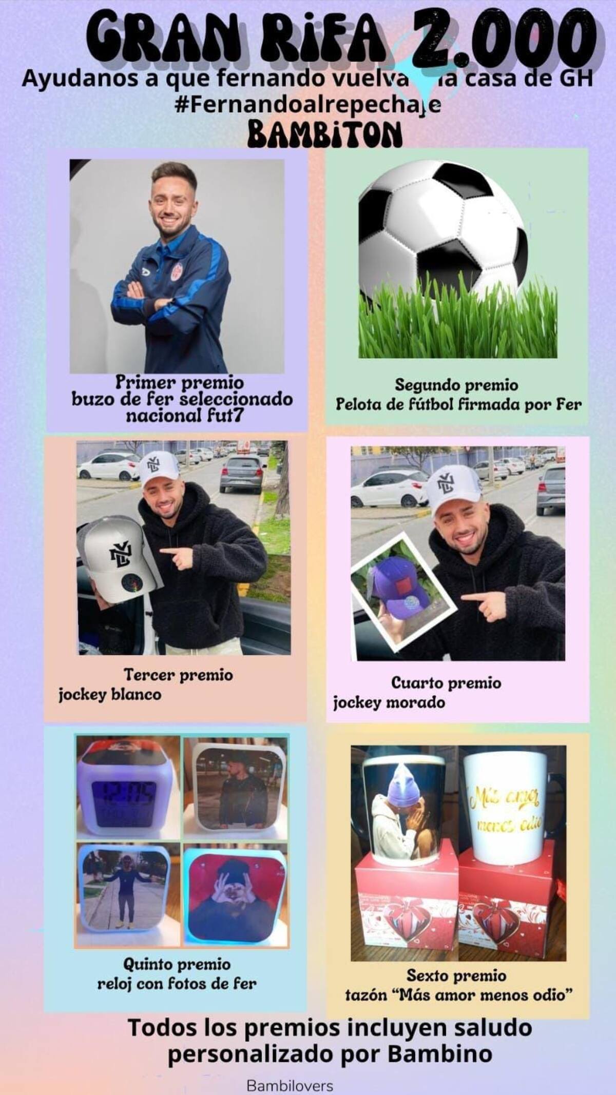 Fernando Altamirano, "El Bambino", a través de su canal de difusión en Instagram.