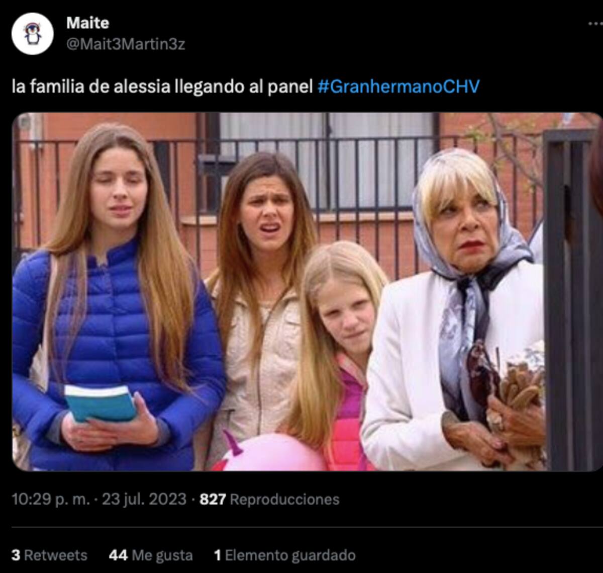 Los memes del encuentro de familias de Fernando Altamirano y Alessia Traverso. Foto: Twitter