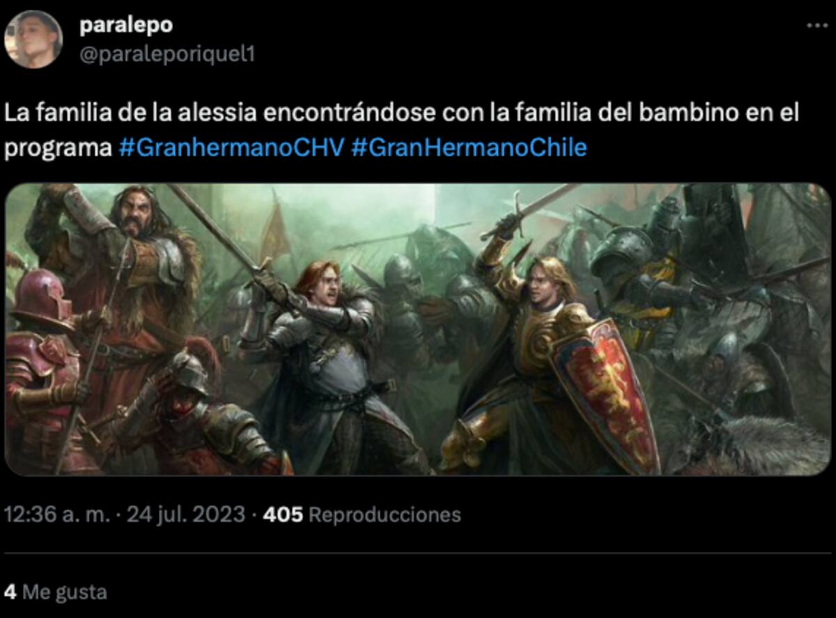 Los memes del encuentro de familias de Fernando Altamirano y Alessia Traverso. Foto: Twitter