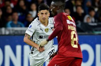 A Fernando Cornejo no le pesó su debut con Liga de Quito: “Cuando chico también estuve jugando en la altura”