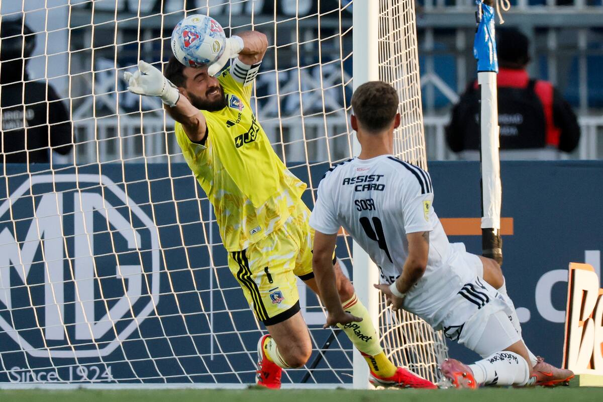 El portero en Colo Colo. Foto: Agencia Aton.
