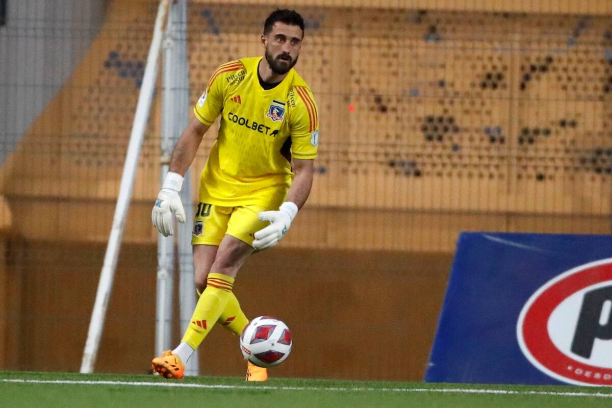 , arquero de Colo Colo. Foto: Agencia Aton.