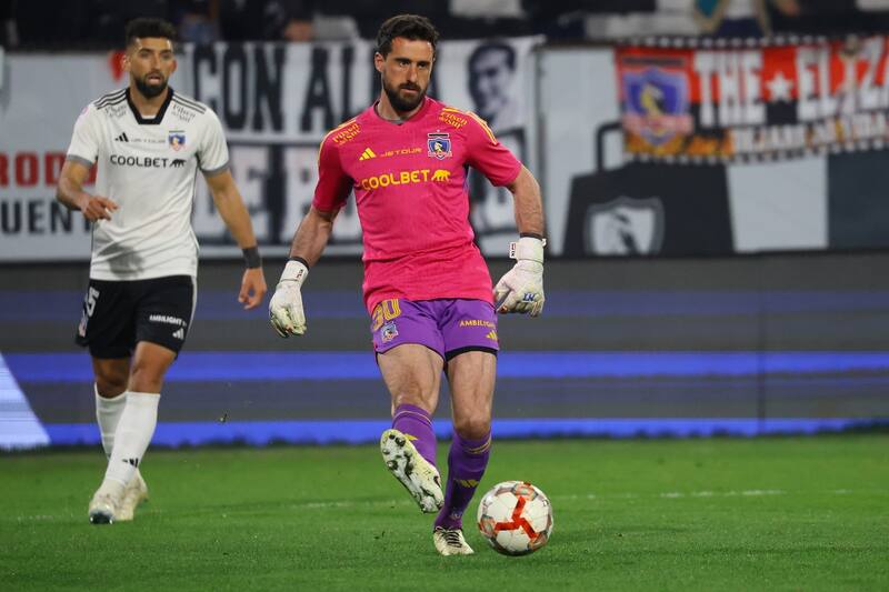 Fernando de Paul y Emiliano Amor en el partido de Colo Colo ante Coquimbo Unido.
