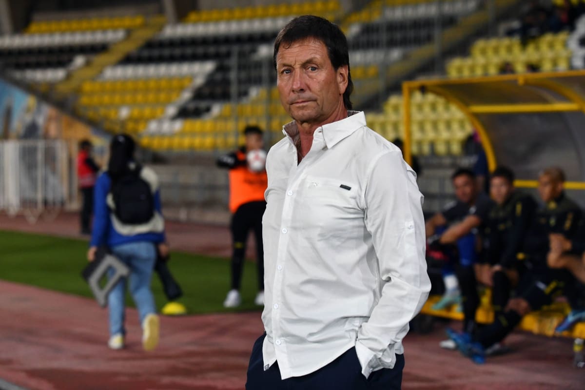 Fernando Díaz, entrenador de Coquimbo Unido. Foto: Agencia Aton.