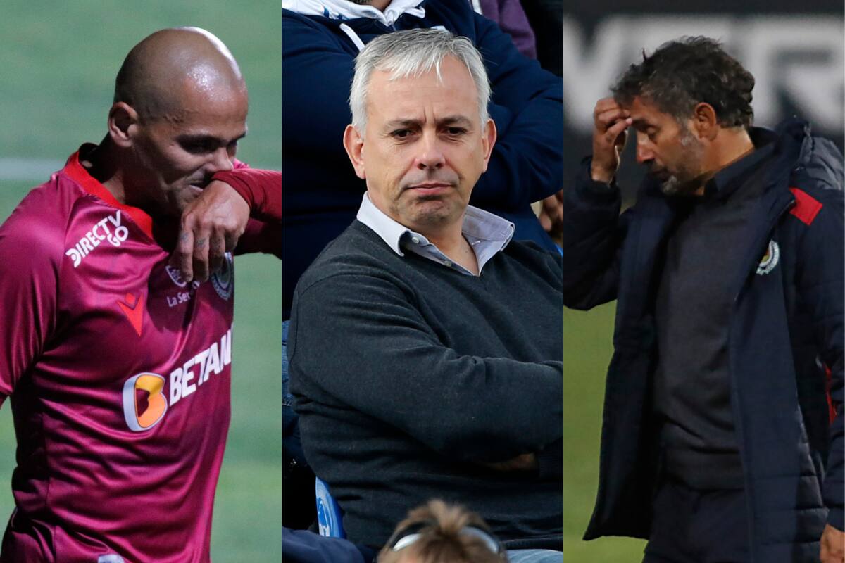 Quedaron al descubierto conversaciones de Whatsapp en que Fernando Felicevich se refiere en duros términos contra Chupete Suazo y descalifica a Miguel Ponce. Fotos: Aton