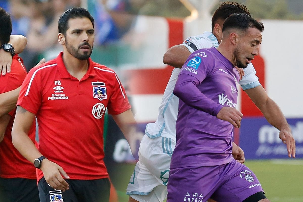 El nuevo DT de San Antonio Unido se reencontró con el ex seleccionado nacional, quien actualmente juega en el elenco lila. Foto: Aton.