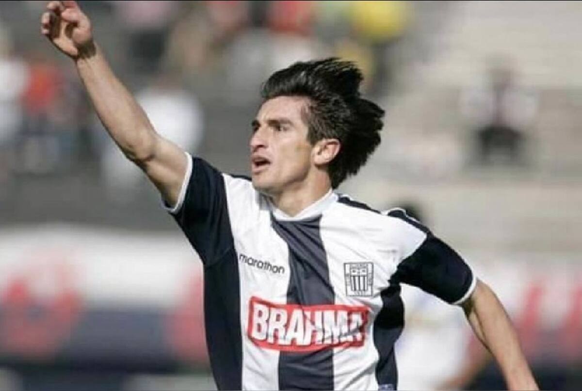 . El exdelantero, en su época en Alianza Lima.