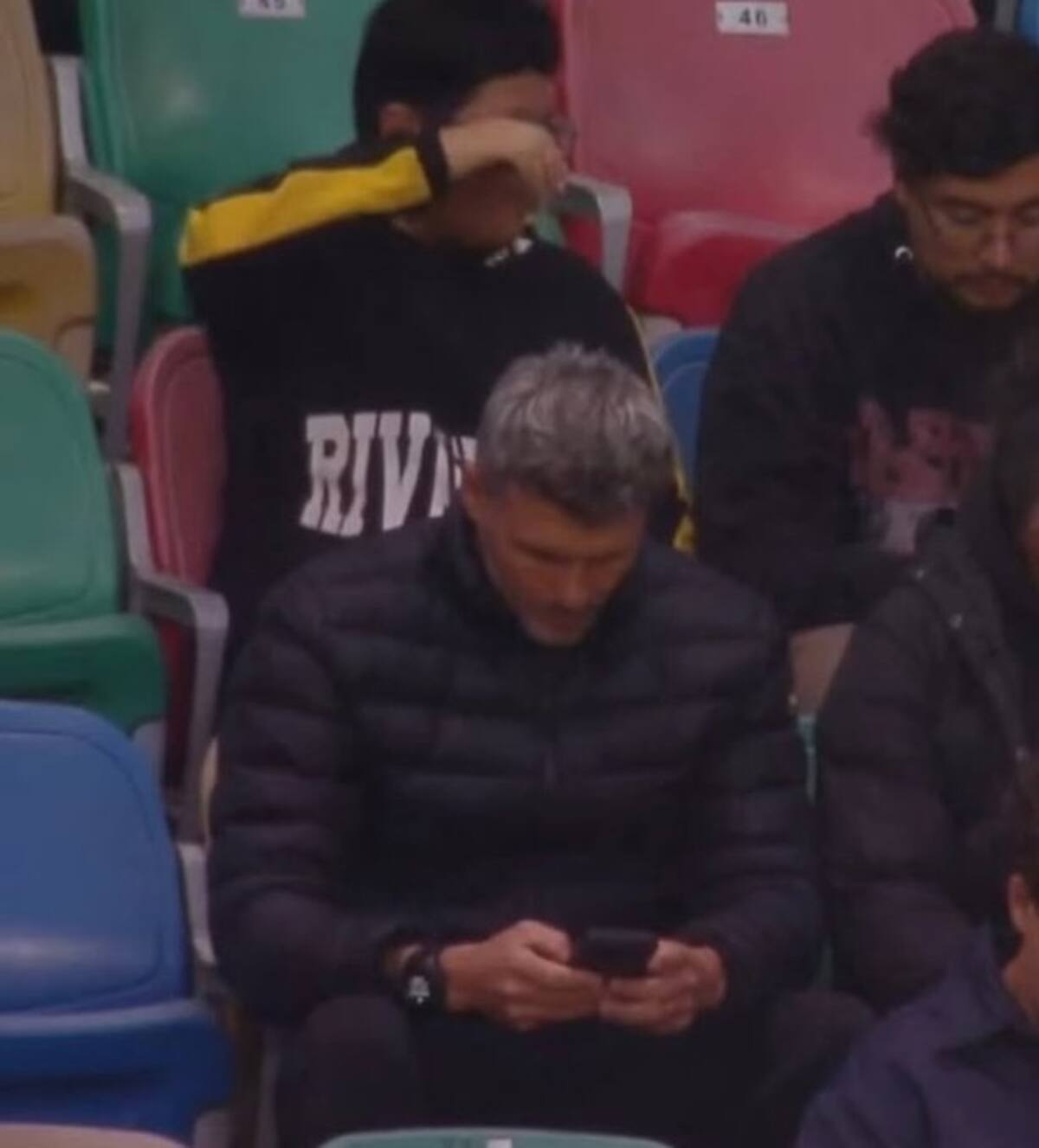 se hizo presente en el amistoso entre La Roja y Perú en el Estadio Bicentenario.