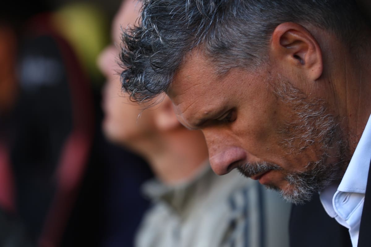 El DT debe conseguir un buen resultado ante Everton para acallar las críticas. Foto: Aton.