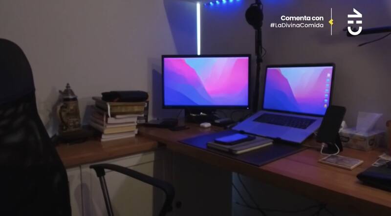 El escritorio en la casa de su hijo / CHV