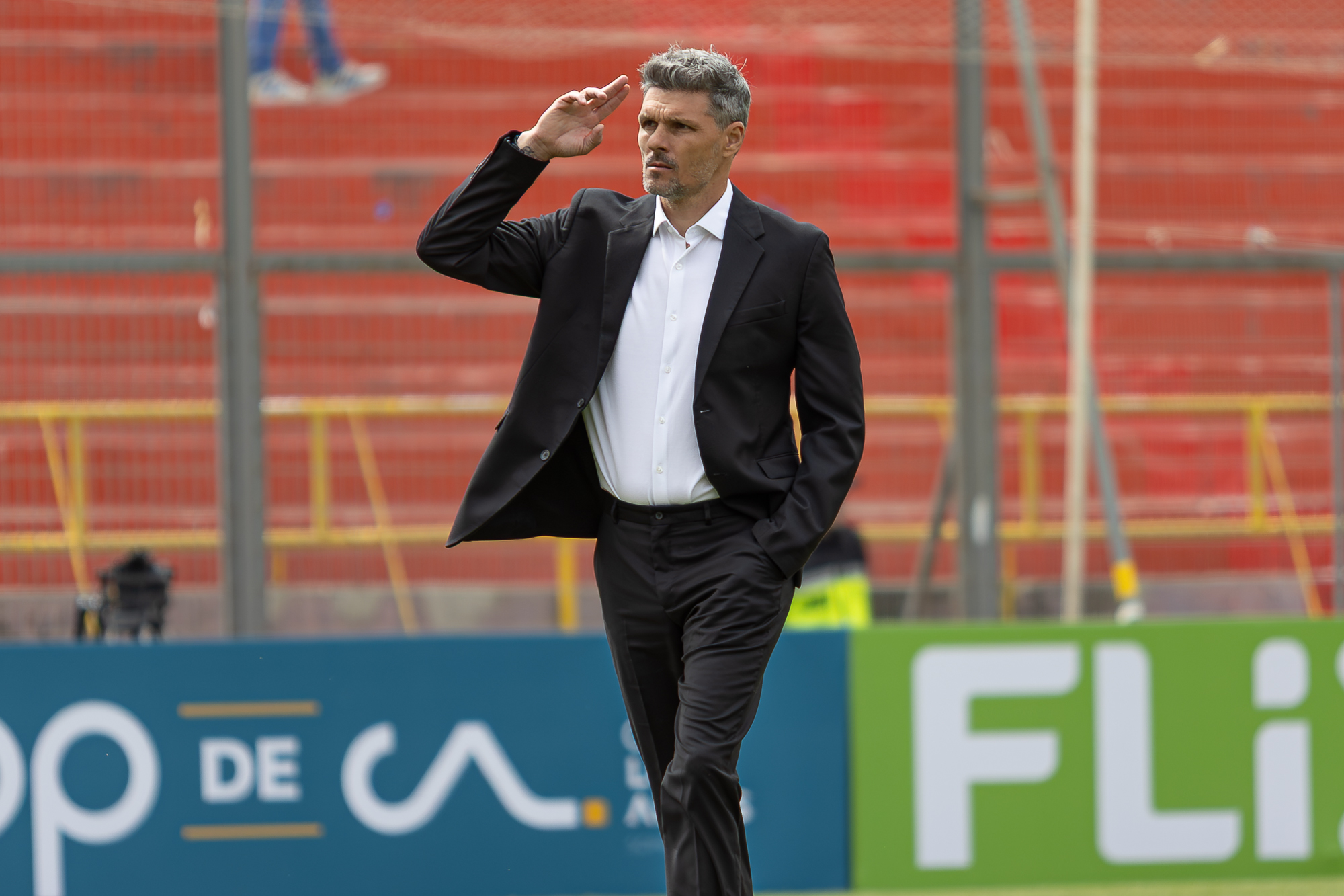 El técnico proyecta a Vidal como suplente. Foto: Felipe Escobedo