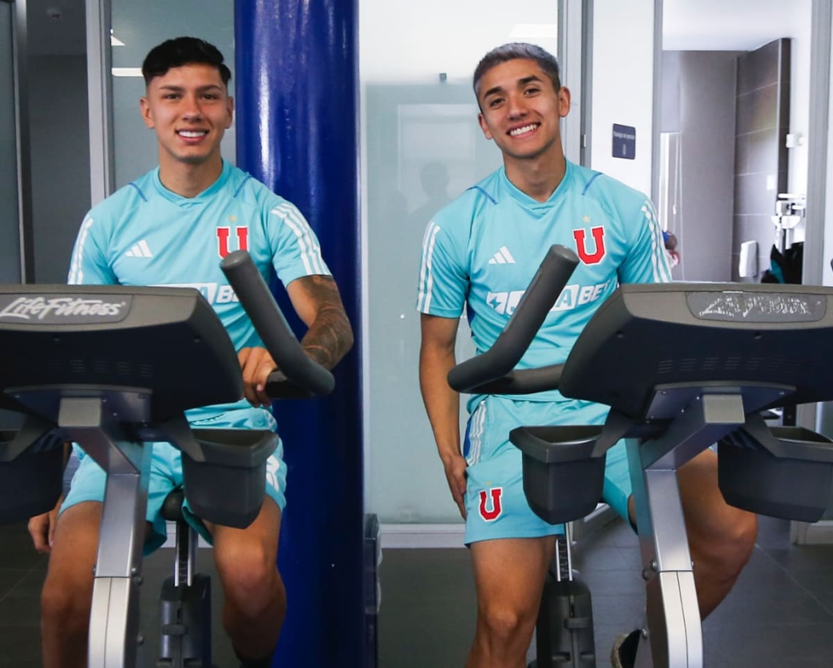 Ambos futbolistas se sumaron a la pretemporada de la U. @udechile