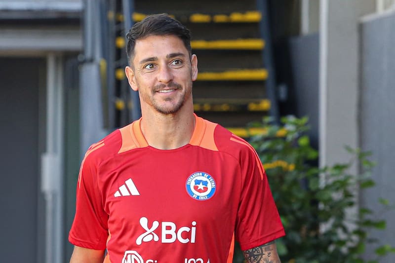 El Toro será baja en la UC por estar en La Roja. Foto: Jorge Díaz – Comunicaciones FFCh.