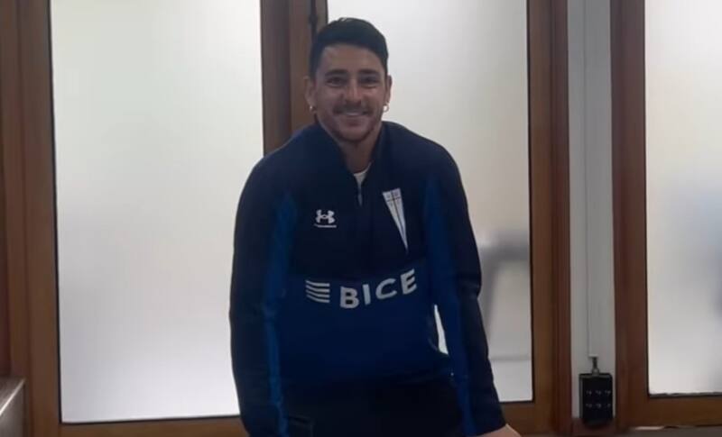 , delantero de Universidad Católica. Foto: Captura.