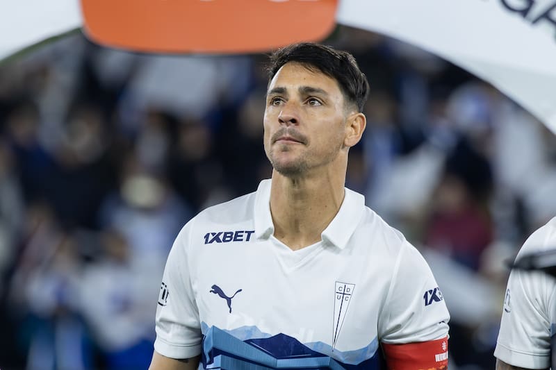 El goleador es fijo en la ofensiva de la UC. Foto: Felipe Escobedo.