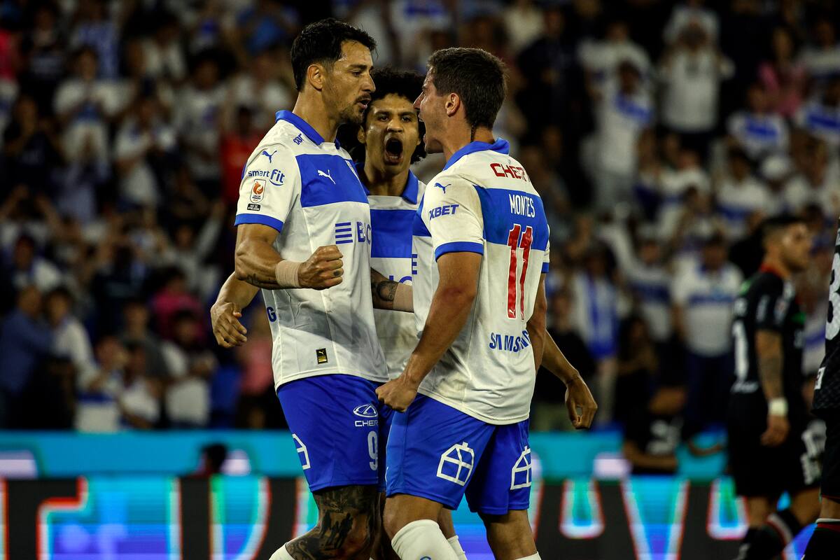 El delantero anotó ante Palestino para la UC. Foto: Agencia ATON.