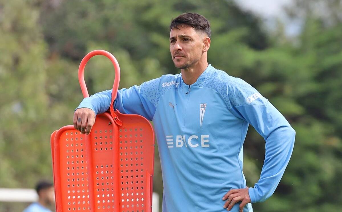 en el entrenamiento de la UC. Foto: Comunicaciones Cruzados.
