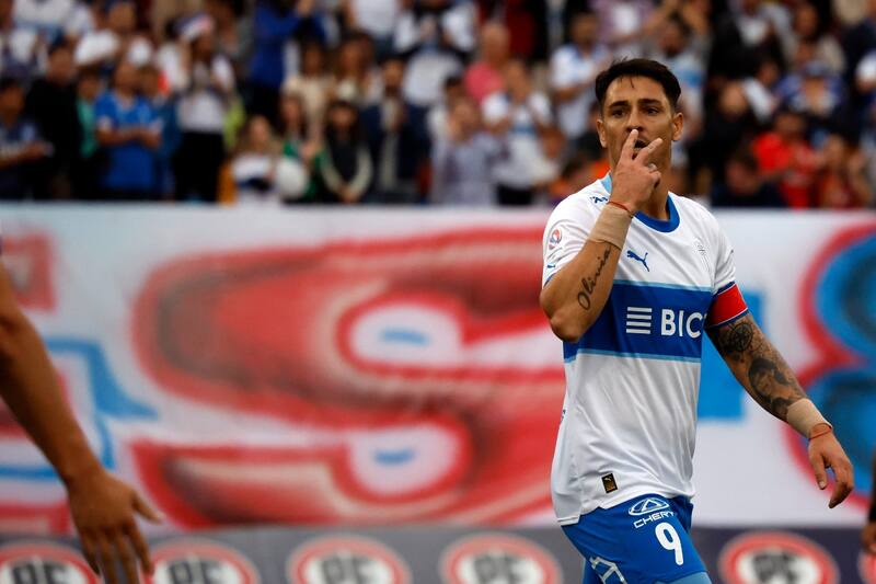 , delantero de la Universidad Católica. Foto: Agencia Aton.