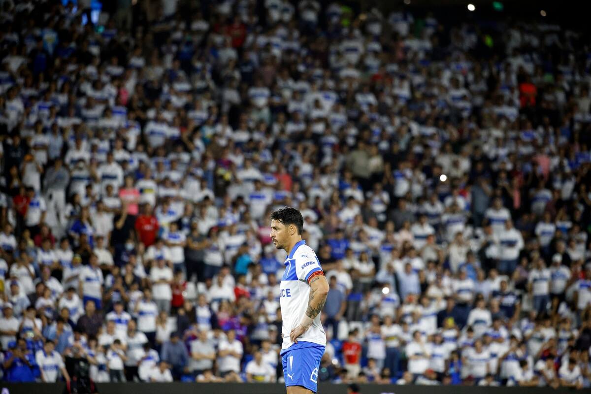 . El goleador histórico de la UC en el Claro Arena. Foto: Agencia Aton.