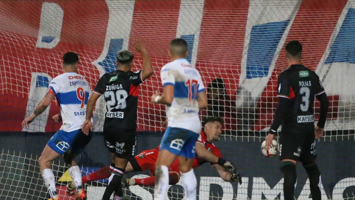 VIDEO | Así fue el gol de Zampedri a Palestino que tardó 6 minutos en anular el VAR