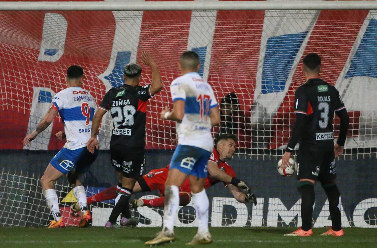 VIDEO | Así fue el gol de Zampedri a Palestino que tardó 6 minutos en anular el VAR