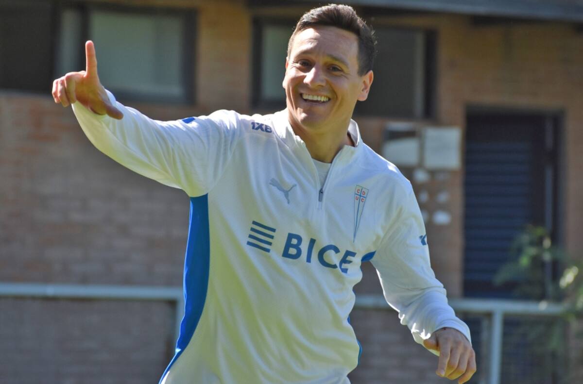 El argentino se entrena en San Carlos de Apoquindo. Foto: Comunicaciones Cruzados.