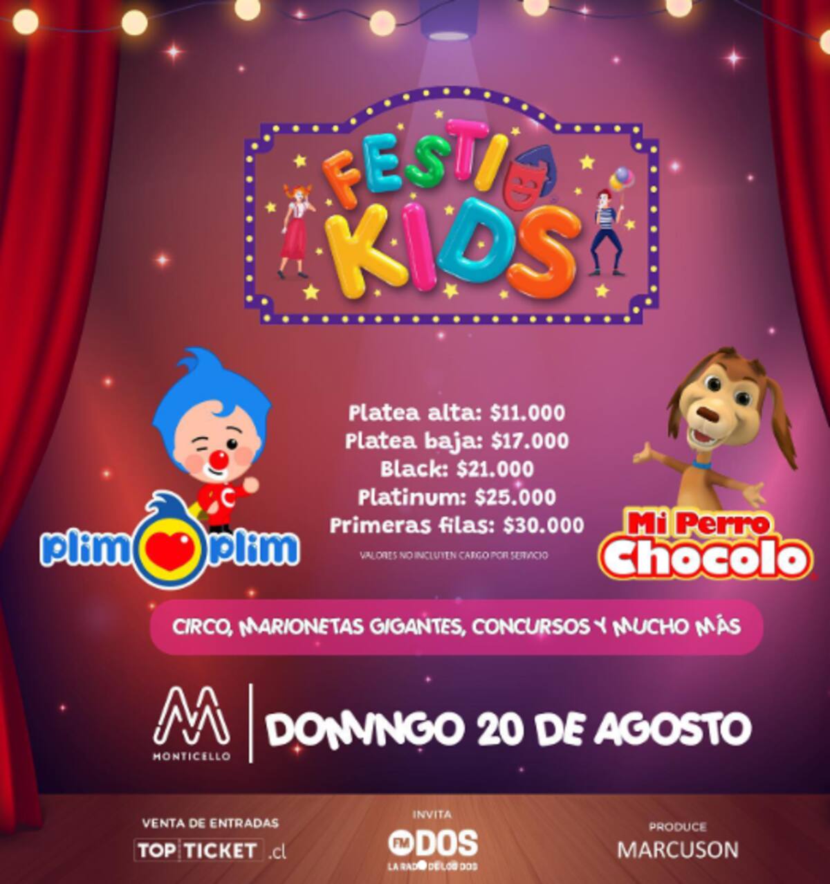 Revisa más detalles de este festival para niñas y niños.