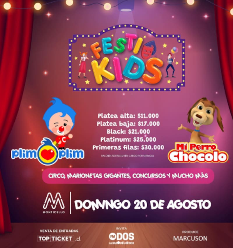 Revisa más detalles de este festival para niñas y niños.